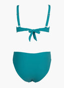 Bikini set ριμπ με μεταλλικούς κρίκους - Μέντα - thefashionproject.gr - Modern ocean