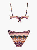 Bikini set tie dye - Μωβ - thefashionproject.gr - Modern ocean