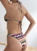 Bikini Set tie dye τριγωνάκι - Μωβ - thefashionproject.gr - Modern ocean
