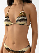 Bikini Set tie dye τριγωνάκι - Πράσινο - thefashionproject.gr - Modern ocean