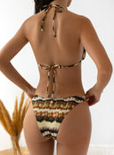 Bikini Set tie dye τριγωνάκι - Πράσινο - thefashionproject.gr - Modern ocean