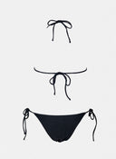 Bikini set τριγωνάκι με στρας - Μαύρο - thefashionproject.gr - Modern ocean