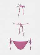 Bikini set τριγωνάκι με στρας - Μωβ ανοιχτό - thefashionproject.gr - Modern ocean