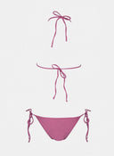 Bikini set τριγωνάκι με στρας - Μωβ ανοιχτό - thefashionproject.gr - Modern ocean