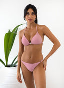 Bikini Set τριγωνάκι - Ροζ - thefashionproject.gr - The Fashion Project