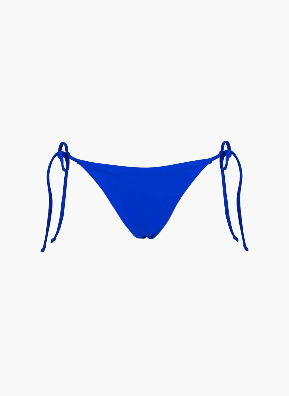 Bikini slip basic με κορδόνια - Μπλε - thefashionproject.gr - Modern ocean