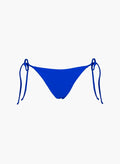 Bikini slip basic με κορδόνια - Μπλε - thefashionproject.gr - Modern ocean