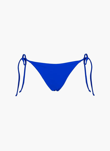 Bikini slip basic με κορδόνια - Μπλε - thefashionproject.gr - Modern ocean