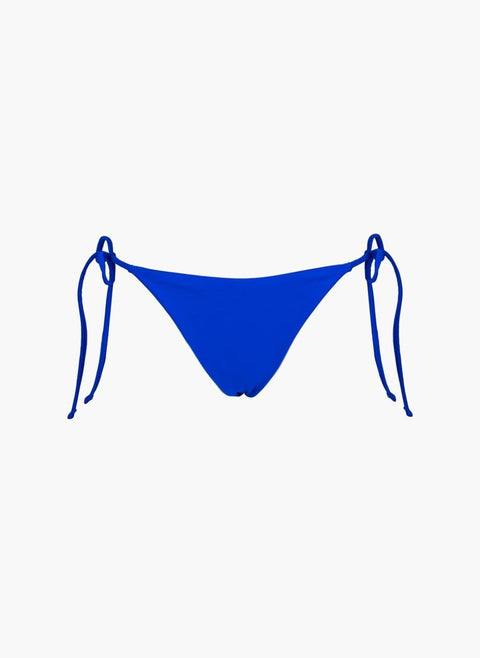 Bikini Brief with Side Ties - Blue