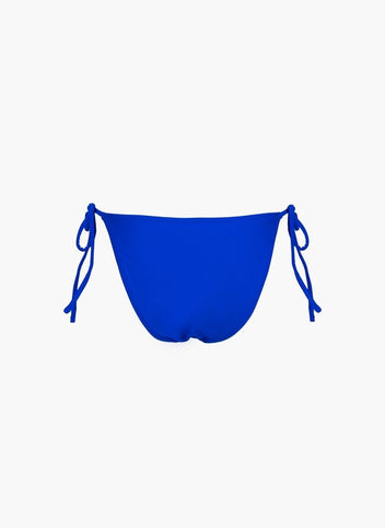 Bikini slip basic με κορδόνια - Μπλε - thefashionproject.gr - Modern ocean