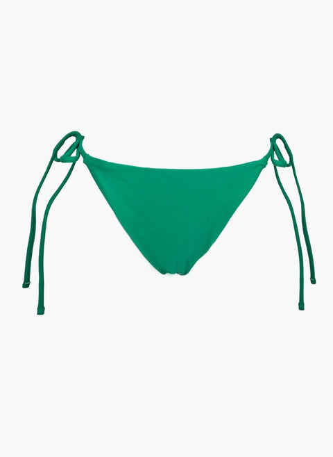 Bikini Brief with Side Ties - Vivid Green