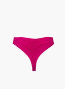 Bikini σλιπ basic με σούρα - Magenta - thefashionproject.gr - Modern ocean