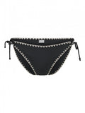 Bikini σλιπ με κορδόνια Only 15324868 - Μαύρο - thefashionproject.gr - ONLY