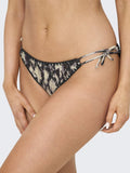 Bikini σλιπ με print Only 15324868 - Μπλε σκούρο - thefashionproject.gr - ONLY