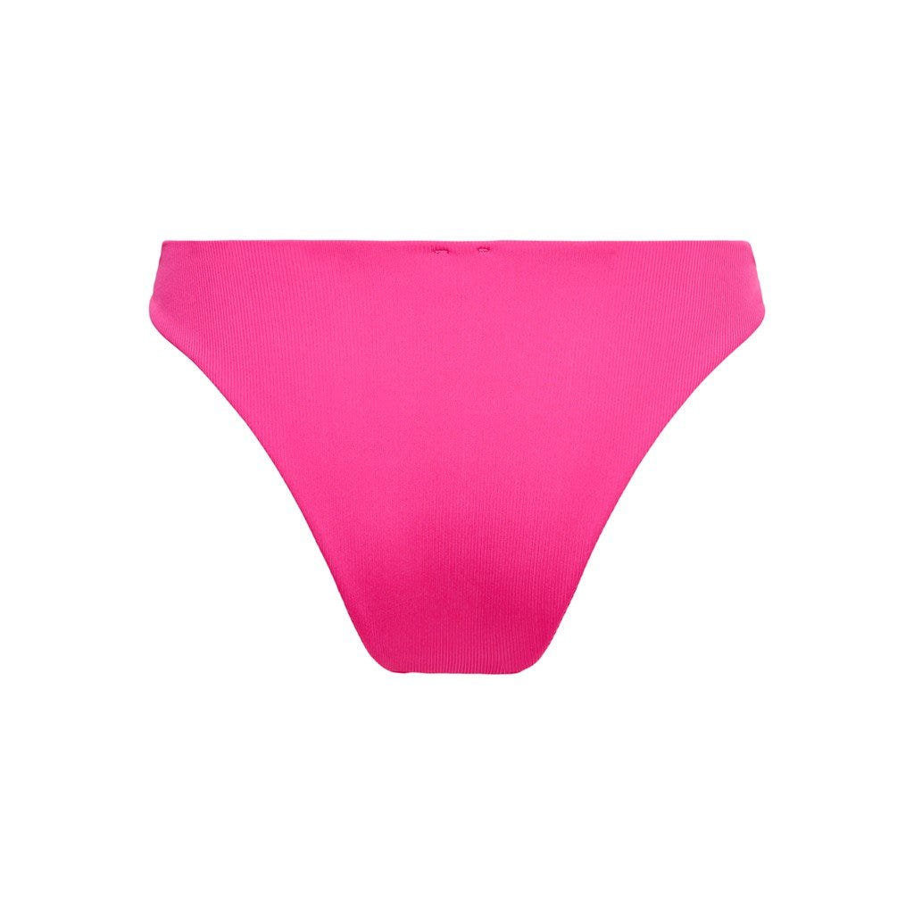 BIkini slip με ριμπ ύφανση ONLY 15314222 - Magenta - thefashionproject.gr - ONLY