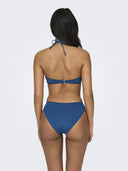 Bikini top με κρίκο ONLY 15282619 - Μπλε - thefashionproject.gr - ONLY