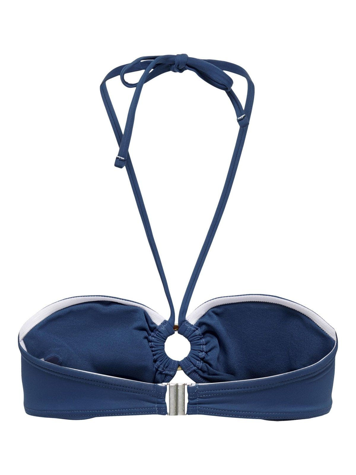 Bikini top με κρίκο ONLY 15282619 - Μπλε - thefashionproject.gr - ONLY