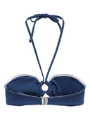 Bikini top με κρίκο ONLY 15282619 - Μπλε - thefashionproject.gr - ONLY