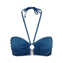 Bikini top με κρίκο ONLY 15282619 - Μπλε - thefashionproject.gr - ONLY