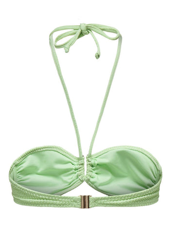 Bikini top με ruched σχέδιο ONLY 15314261 - Lime - thefashionproject.gr - ONLY
