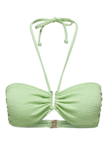Bikini top με ruched σχέδιο ONLY 15314261 - Lime - thefashionproject.gr - ONLY