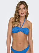 Bikini top με ruched σχέδιο ONLY 15314261 - Μπλε - thefashionproject.gr - ONLY