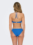 Bikini top με ruched σχέδιο ONLY 15314261 - Μπλε - thefashionproject.gr - ONLY
