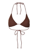Bikini top τριγωνάκι με ενίσχυση Vero Moda 10303536 - Καφέ - thefashionproject.gr - VERO MODA