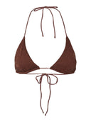 Bikini top τριγωνάκι με ενίσχυση Vero Moda 10303536 - Καφέ - thefashionproject.gr - VERO MODA