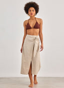 Bikini top τριγωνάκι με ενίσχυση Vero Moda 10303536 - Καφέ - thefashionproject.gr - VERO MODA