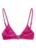 Bikini top τριγωνάκι με κόμπο ONLY 15314221 - Magenta - thefashionproject.gr - ONLY