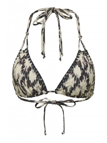 Bikini top τριγωνάκι με print Only 15324867 - Μπλε σκούρο - thefashionproject.gr - ONLY