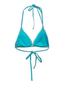 Bikini top τριγωνάκι metallic ONLY 15314924 - Τυρκουάζ - thefashionproject.gr - ONLY