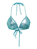 Bikini top τριγωνάκι metallic ONLY 15314924 - Τυρκουάζ - thefashionproject.gr - ONLY