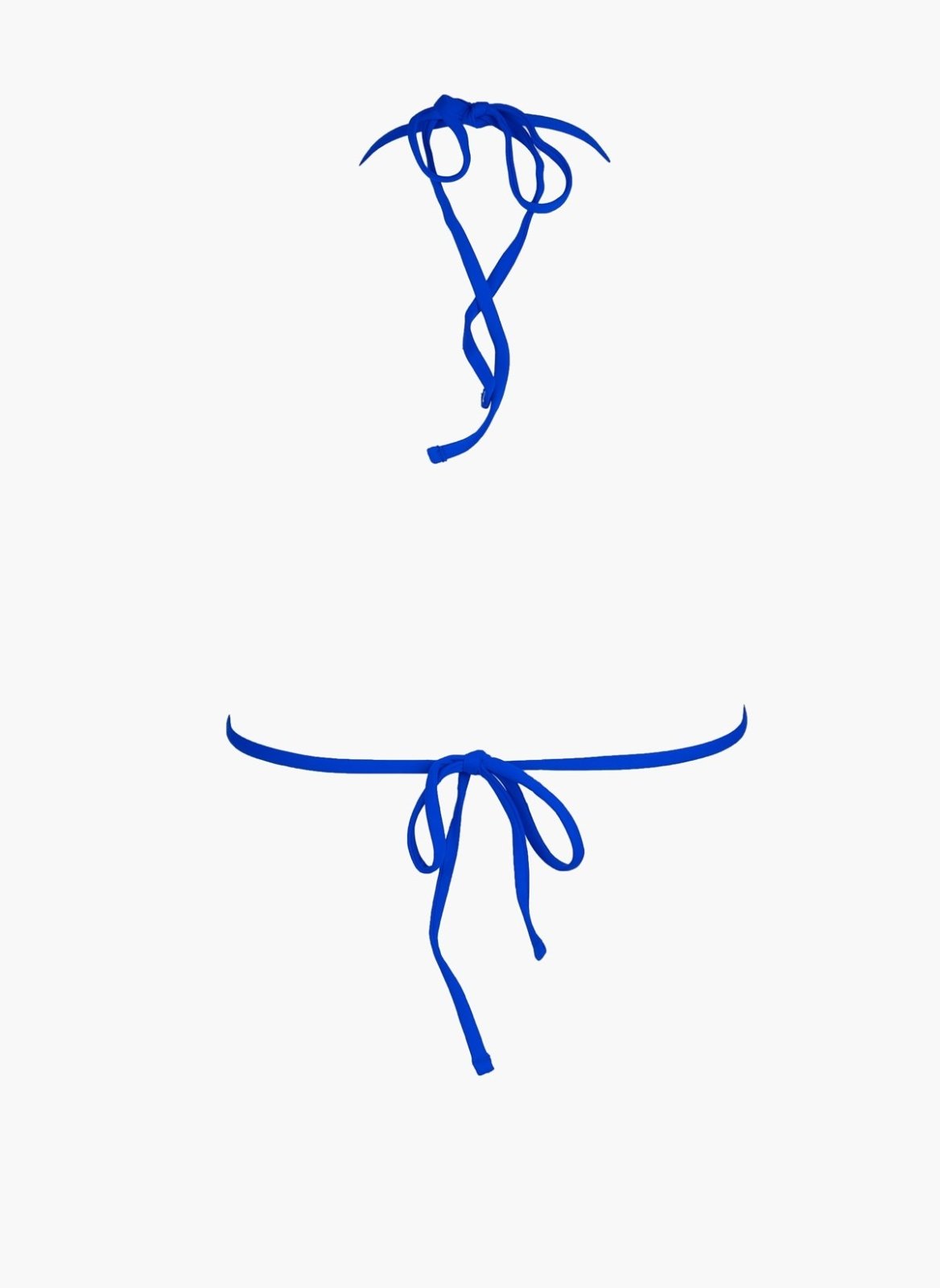 Bikini top τριγωνάκι plus size με ενίσχυση - Μπλε - thefashionproject.gr - Modern ocean