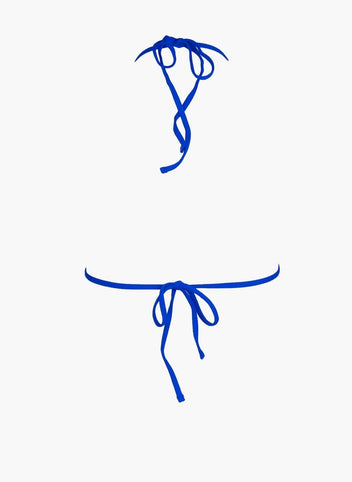 Bikini top τριγωνάκι plus size με ενίσχυση - Μπλε - thefashionproject.gr - Modern ocean