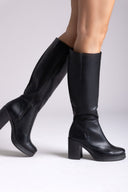 Block Heel Boots Ragazza 0638 - Black Matte - thefashionproject.gr - RAGAZZA