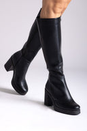 Block Heel Boots Ragazza 0638 - Black Matte - thefashionproject.gr - RAGAZZA