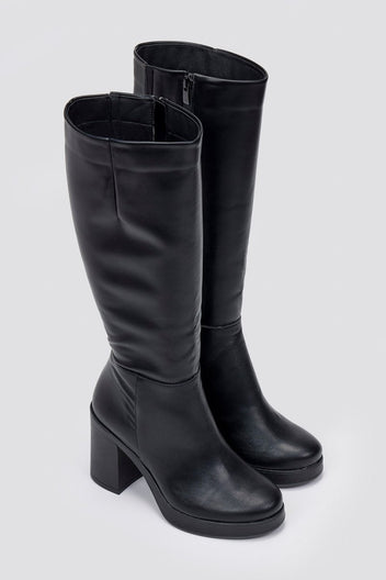 Block Heel Boots Ragazza 0638 - Black Matte - thefashionproject.gr - RAGAZZA