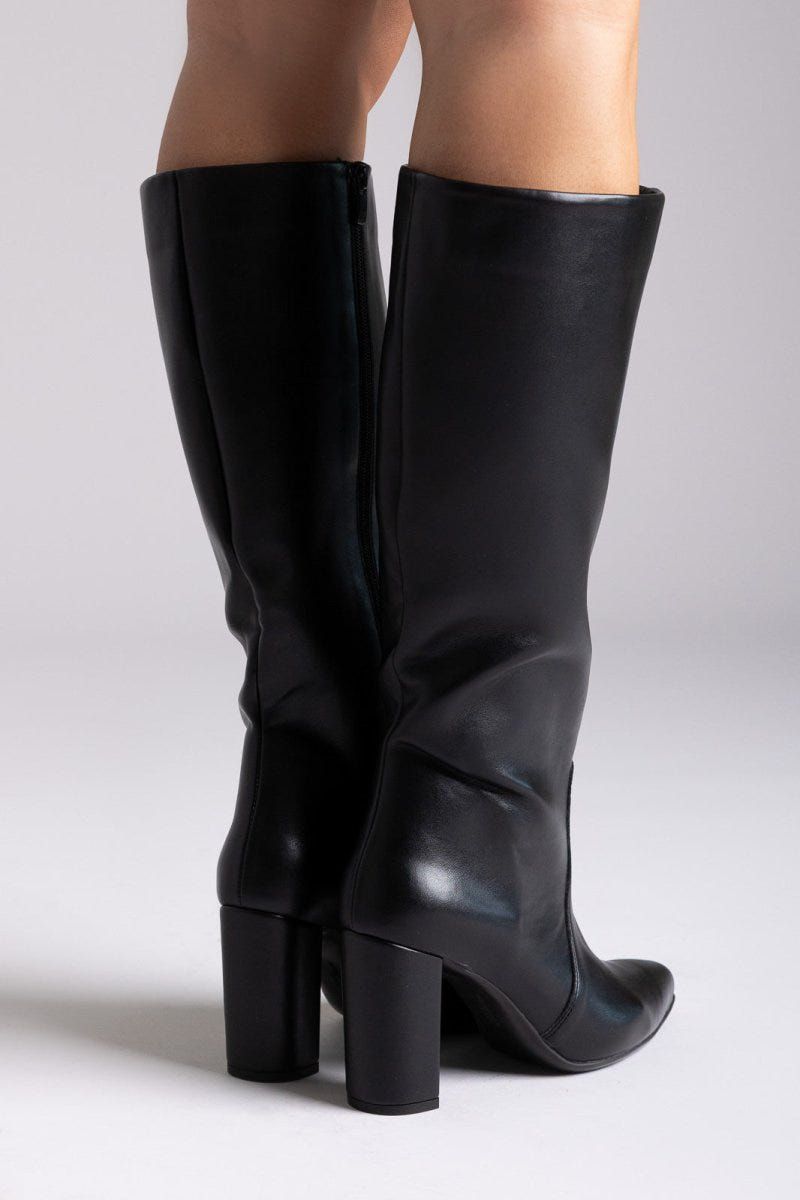Block Heel Boots Ragazza 0860 - Black Matte - thefashionproject.gr - RAGAZZA