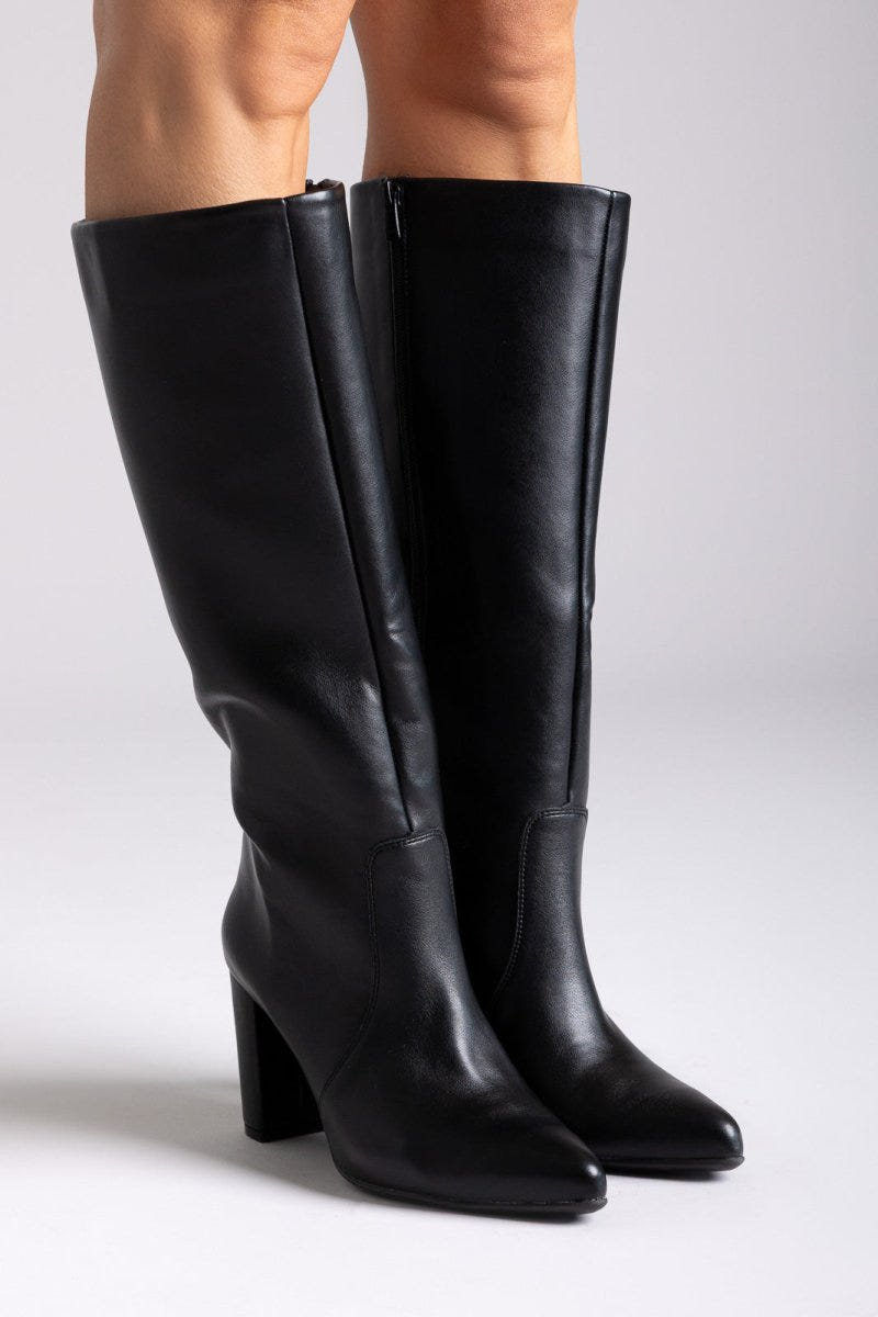 Block Heel Boots Ragazza 0860 - Black Matte - thefashionproject.gr - RAGAZZA