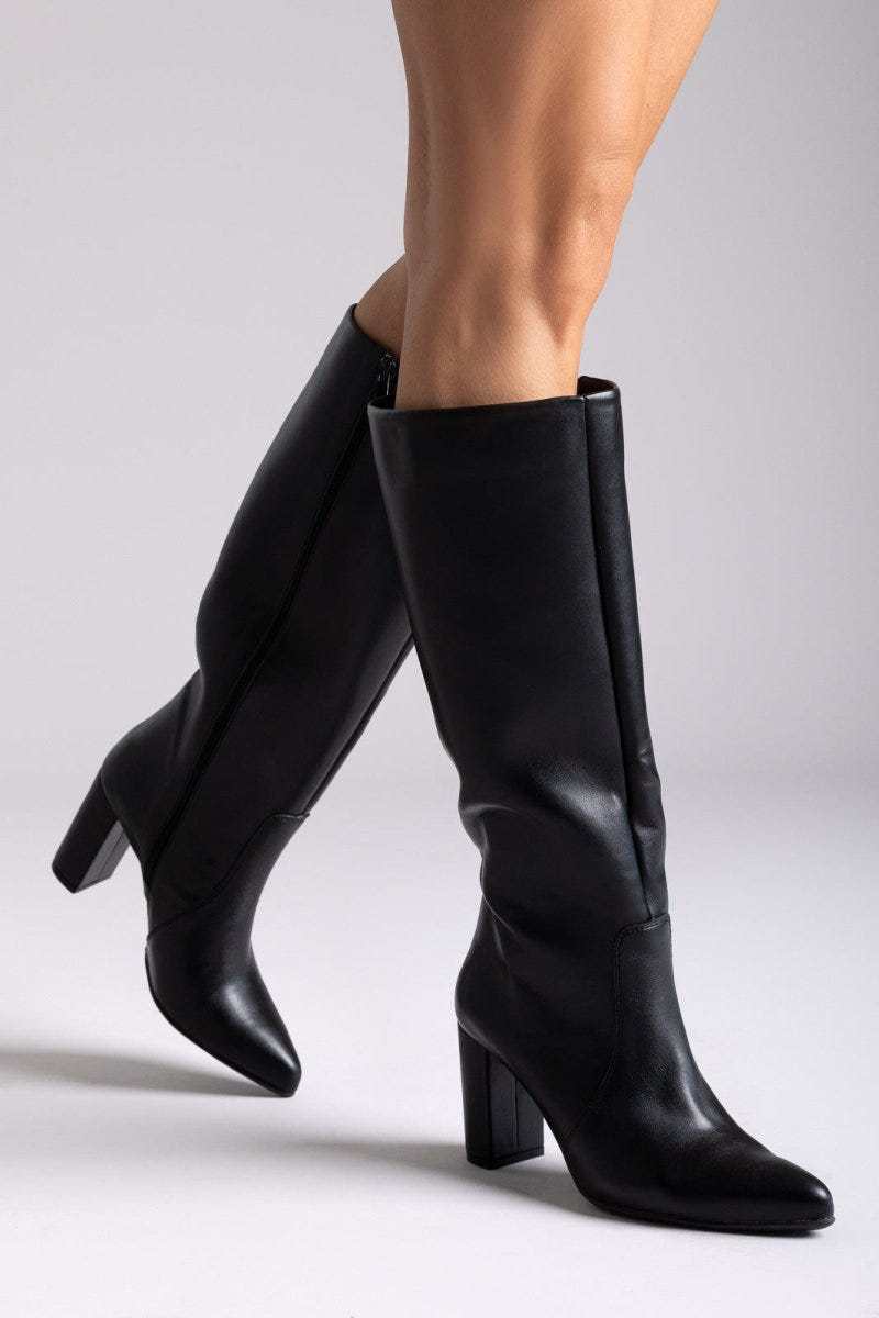Block Heel Boots Ragazza 0860 - Black Matte - thefashionproject.gr - RAGAZZA