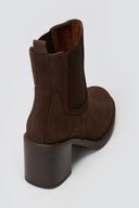 Block Heel Chelsea Boots Ragazza 0374 - Brown Suede - thefashionproject.gr - RAGAZZA