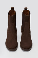 Block Heel Chelsea Boots Ragazza 0374 - Brown Suede - thefashionproject.gr - RAGAZZA