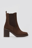 Block Heel Chelsea Boots Ragazza 0374 - Brown Suede - thefashionproject.gr - RAGAZZA
