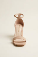 TFP - Block Heel Sandals Ankle Strap - Nude Matte