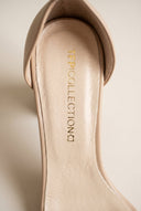 TFP - Block Heel Sandals Ankle Strap - Nude Matte