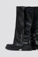 Boots Gaiter Design - Black Matte - thefashionproject.gr - GOGO