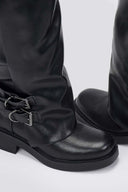 Boots Gaiter Design - Black Matte - thefashionproject.gr - GOGO