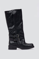 Boots Gaiter Design - Black Matte - thefashionproject.gr - GOGO